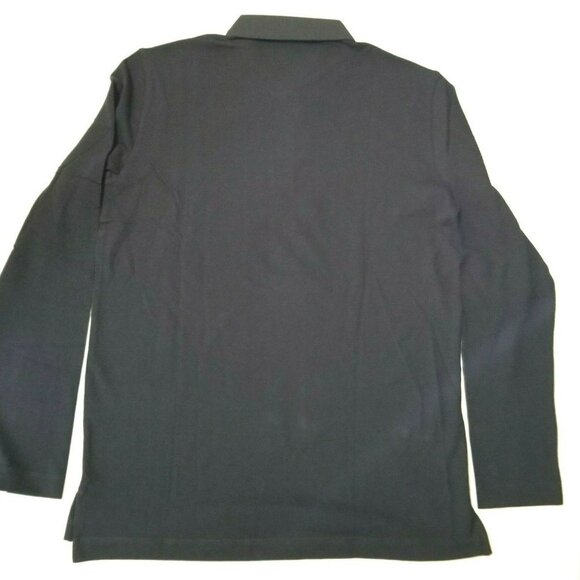 Armani‎ Exchange Men's Long Sleeve Pique Polo Shirt Cotton Button Up - Picture 2 of 9